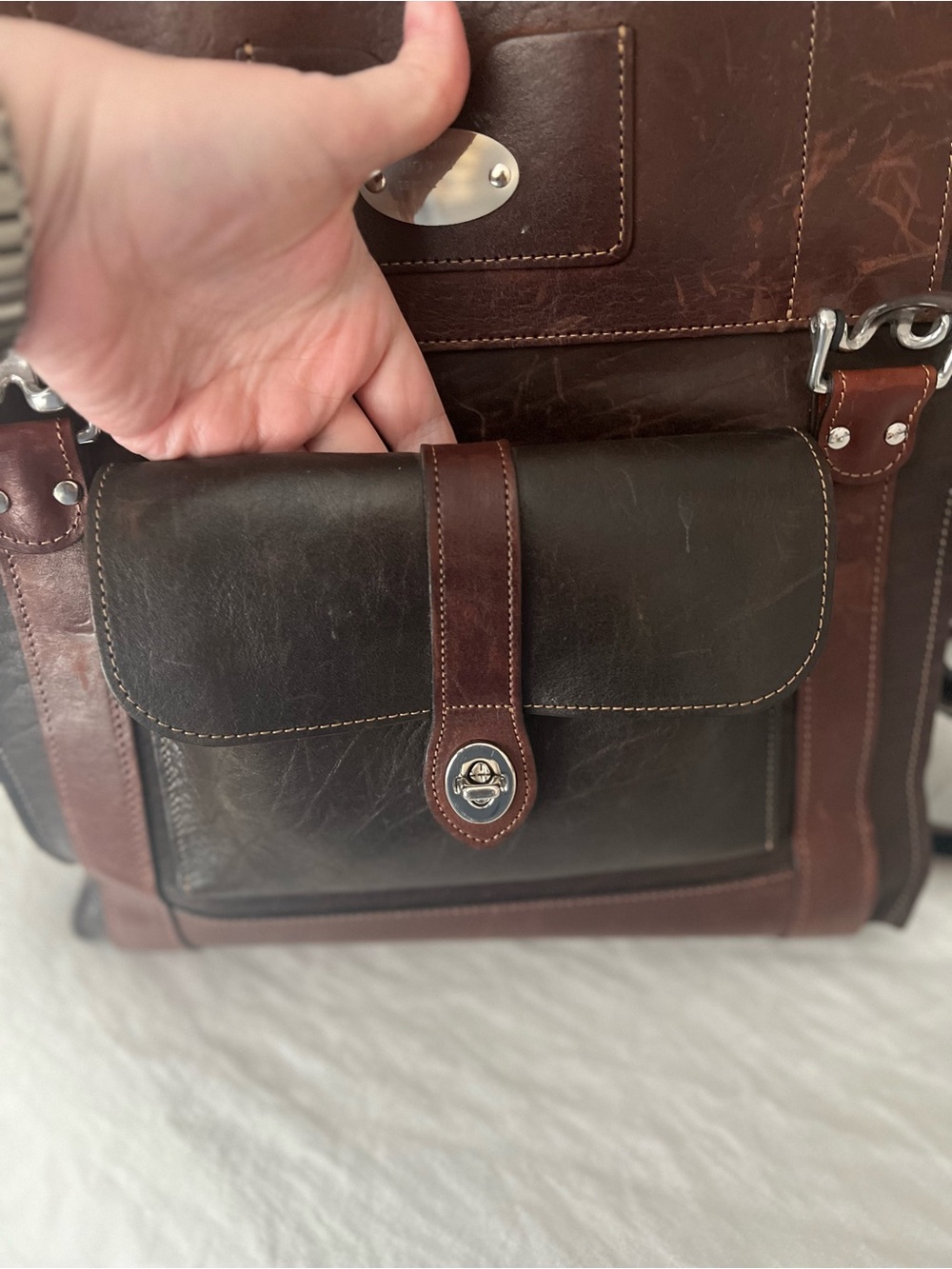 Colonel Littleton No. 9 Rover Backpack Buffalo Leather - Picture 13 of 16